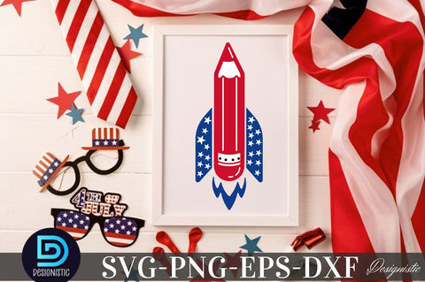 4th of July SVG, 4th of July car Vector SVG DESIGNISTIC 