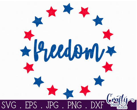 4th of July Svg, America Farmhouse Sign, Freedom SVG Crafty Mama Studios 