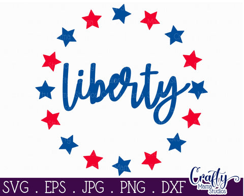 4th of July Svg America Farmhouse Sign, Liberty SVG Crafty Mama Studios 