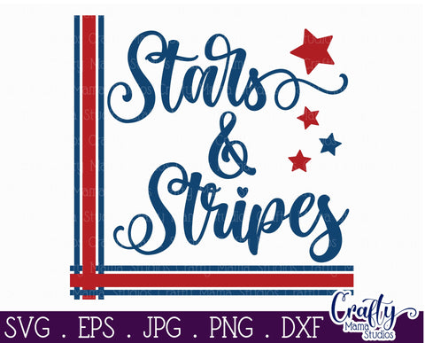 4th of July Svg America Farmhouse Sign, Stars And Stripes SVG Crafty Mama Studios 