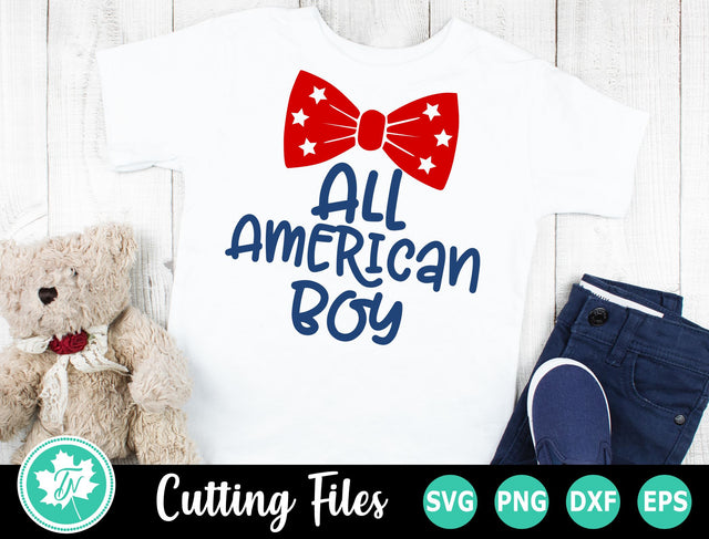 4th of July SVG | America SVG | All American Boy SVG TrueNorthImagesCA 