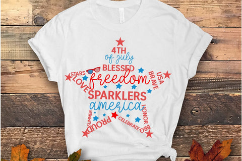 4th Of July Svg, America Svg, Patriotic Svg, Independence Day Svg, Red White Blue SVG BB Type Studios 