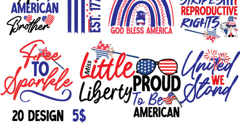 4th of July Svg, Patriotics Quotes Svg, 4th of July Quotes