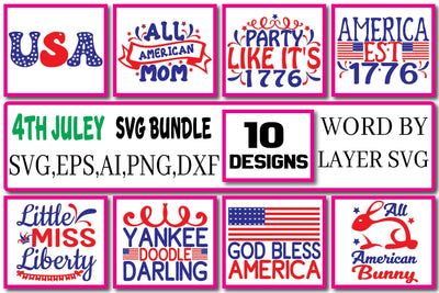 4th Of July Svg Bundle Design Vol. 3 SVG Craftlabsvg24 