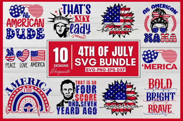 4th Of July SVG Bundle, Fourth Of July SVG SVG DESIGNISTIC 