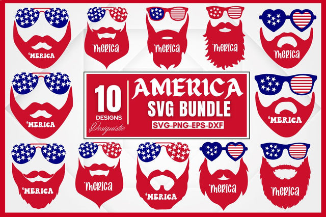 4th of July SVG Bundle, July 4th SVG SVG DESIGNISTIC 