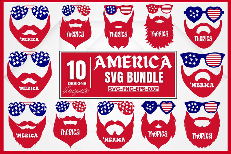 4th of July SVG Bundle, July 4th SVG SVG DESIGNISTIC 