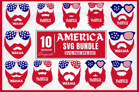 4th of July SVG Bundle, July 4th SVG SVG DESIGNISTIC 