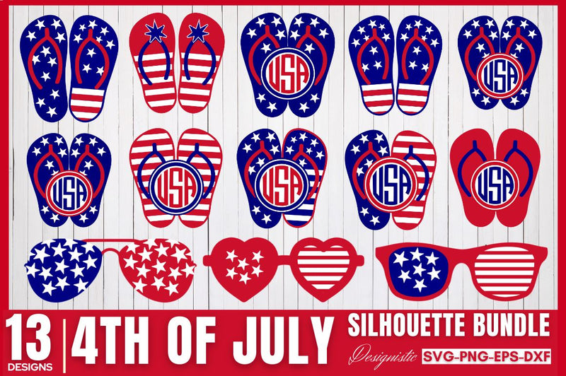 4th of July SVG Bundle, July 4th SVG SVG DESIGNISTIC 