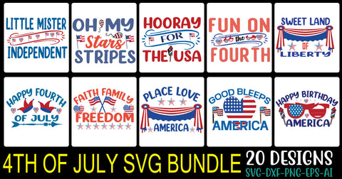 4th of july svg bundle SVG Cut File SVG Studio Innate 