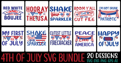 4th of july svg bundle SVG Cut File SVG Studio Innate 