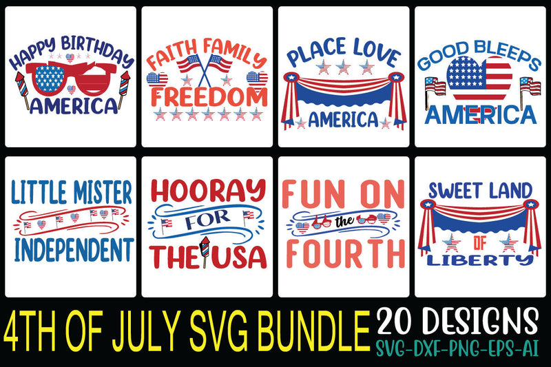 4th of july svg bundle SVG Cut File SVG Studio Innate 