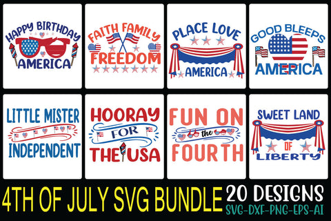 4th of july svg bundle SVG Cut File SVG Studio Innate 