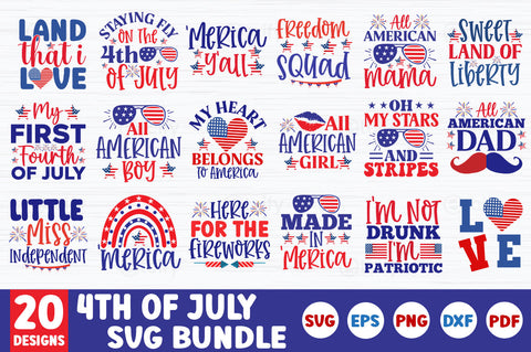 4th of July SVG Bundle SVG etcify 