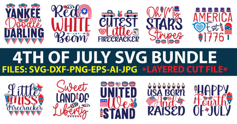 4TH OF JULY SVG BUNDLE SVG Newmockups 