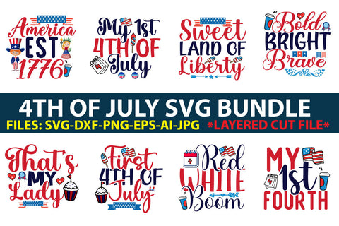 4TH OF JULY SVG BUNDLE SVG Newmockups 