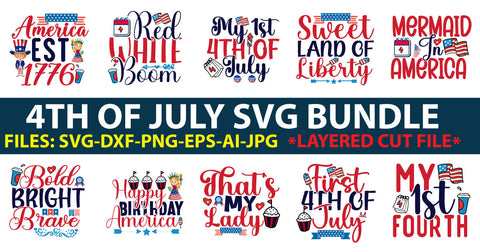 4TH OF JULY SVG BUNDLE SVG Newmockups 