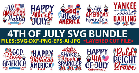 4TH OF JULY SVG BUNDLE SVG Newmockups 