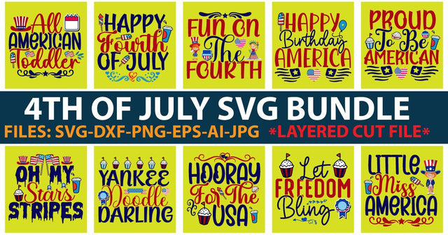 4TH OF JULY SVG BUNDLE SVG Newmockups 