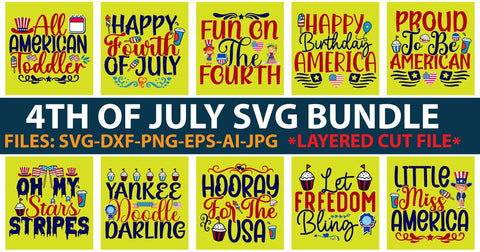 4TH OF JULY SVG BUNDLE SVG Newmockups 
