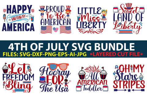 4TH OF JULY SVG BUNDLE SVG Newmockups 