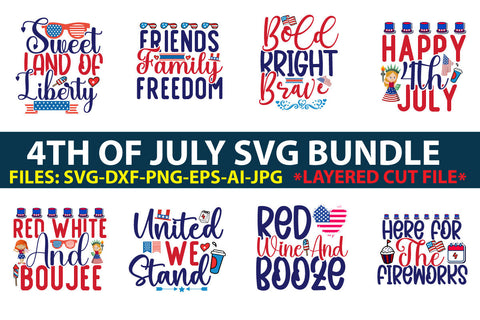 4TH OF JULY SVG BUNDLE SVG Newmockups 