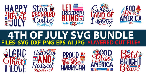 4TH OF JULY SVG BUNDLE SVG Newmockups 