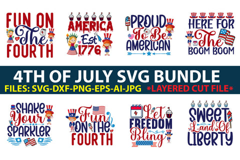 4TH OF JULY SVG BUNDLE SVG Newmockups 