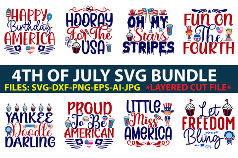 4TH OF JULY SVG BUNDLE SVG Newmockups 