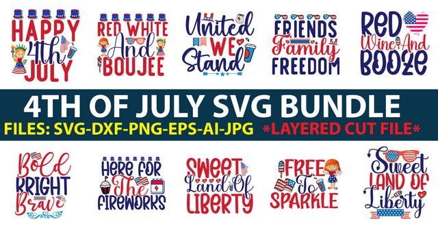 4TH OF JULY SVG BUNDLE SVG Newmockups 