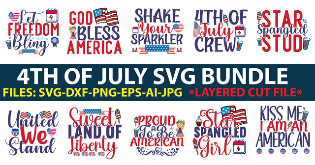 4TH OF JULY SVG BUNDLE SVG Newmockups 