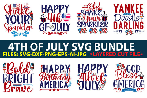 4TH OF JULY SVG BUNDLE SVG Newmockups 