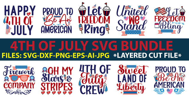 4TH OF JULY SVG BUNDLE SVG Newmockups 