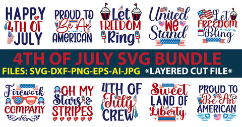 4TH OF JULY SVG BUNDLE SVG Newmockups 
