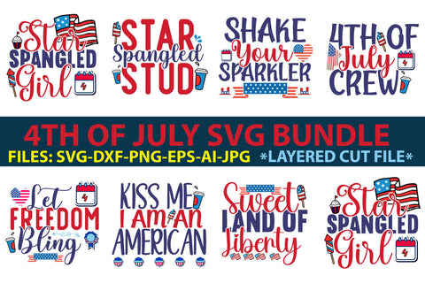 4TH OF JULY SVG BUNDLE SVG Newmockups 