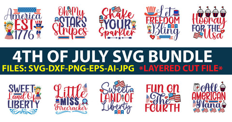 4TH OF JULY SVG BUNDLE SVG Newmockups 