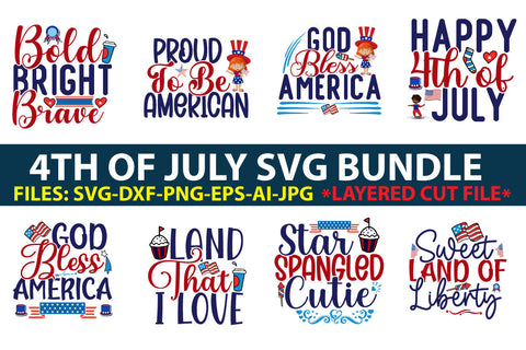 4TH OF JULY SVG BUNDLE SVG Newmockups 