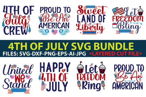 4TH OF JULY SVG BUNDLE SVG Newmockups 