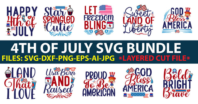 4TH OF JULY SVG BUNDLE SVG Newmockups 