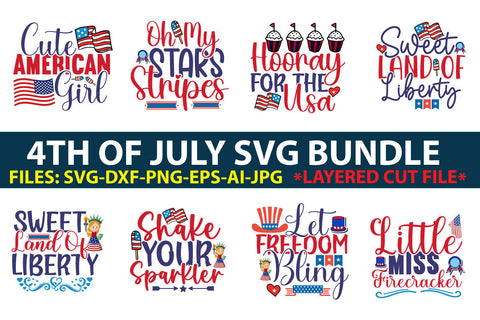 4TH OF JULY SVG BUNDLE SVG Newmockups 