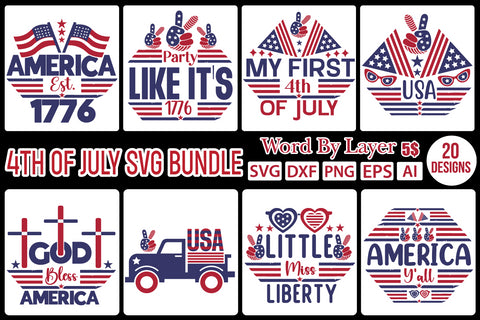 4th of July Svg Bundle, SVG Patriotic Fighter Pilot Aviator Sunglasses Stars Stripes Clipart Clip Art Sublimation or Vinyl Shirt Design SVG DesignPlante 503 