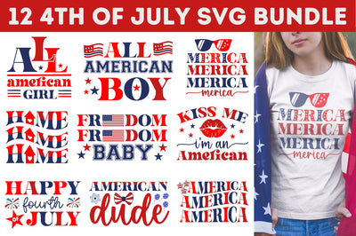 4th of July SVG Bundle SVG Regulrcrative 