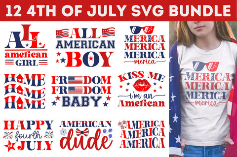 4th of July SVG Bundle SVG Regulrcrative 
