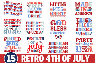 4th of July SVG Bundle SVG Regulrcrative 
