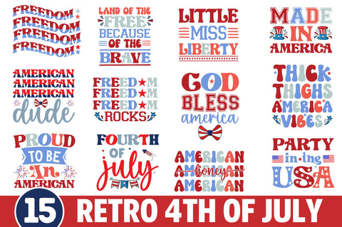 4th of July SVG Bundle SVG Regulrcrative 