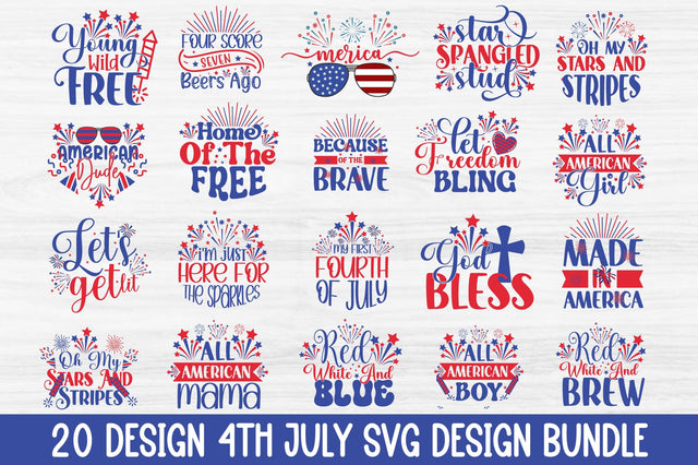 4th of July svg bundle SVG Rupkotha 