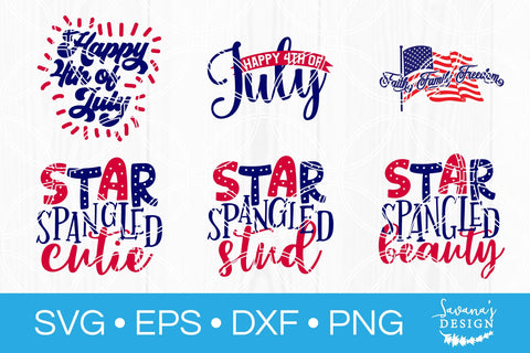 4th of July SVG Bundle SVG SavanasDesign 