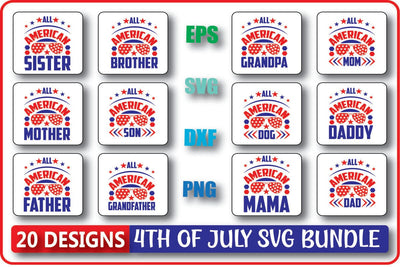 4Th Of July Svg Bundle SVG Shahin alam 