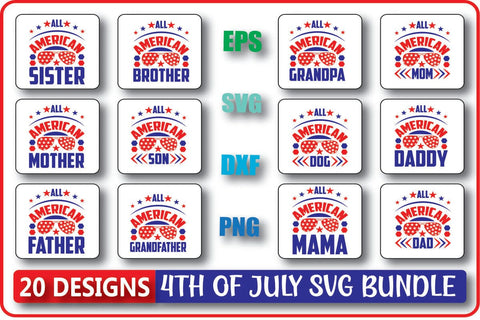 4Th Of July Svg Bundle SVG Shahin alam 
