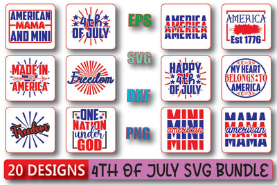 4Th Of July Svg Bundle SVG Shahin alam 